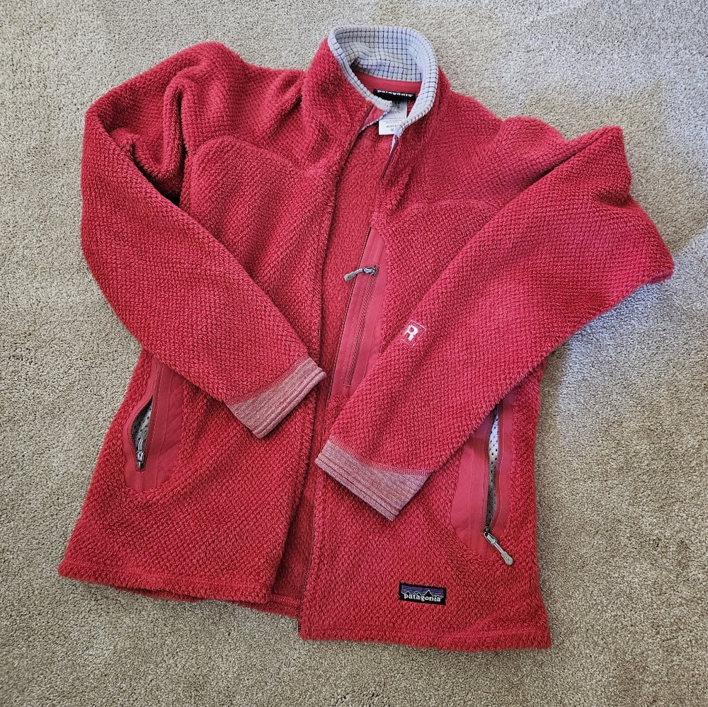 Patagonia Polartec Fleece, Medium, Red